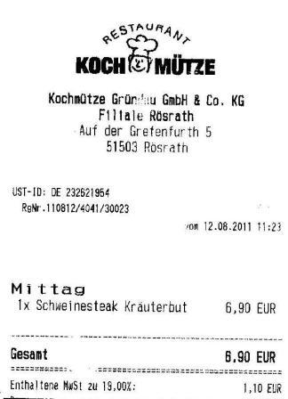 kedl Hffner Kochmtze Restaurant